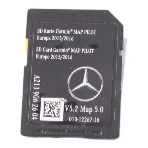 Card Mercedes W213 C238 C253 Garmin Map Pilot Navi Europe 15 / 16 to SD with Part number A2139062604 SD Card Mercedes W213 C238 C253 Garmin Map Pilot Navi Europe 15 / 16 - SKU A2139062604 - Part number A2139062604