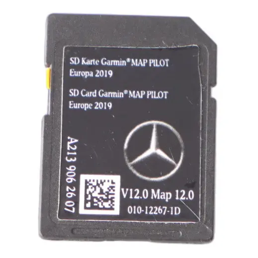 Carte SD Garmin Map Pilot Navi Europe 2019 pour Mercedes W213 à propos du numéro de pièce A2139062607 Mercedes W213 Carte SD Garmin Map Pilot Navi Europe 2019 - SKU A2139062607 - Numéro de pièce A2139062607