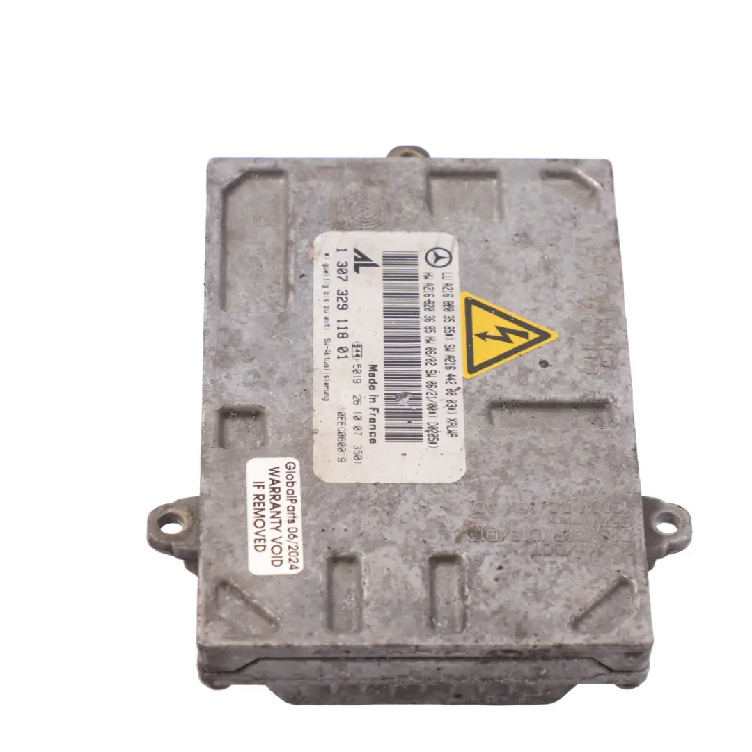 Unité contrôle xénons Module ballast phares pour Mercedes W221 à propos du numéro de pièce A2168203585 Mercedes W221 Unité contrôle xénons Module ballast phares - SKU A2168203585 - Numéro de pièce A2168203585