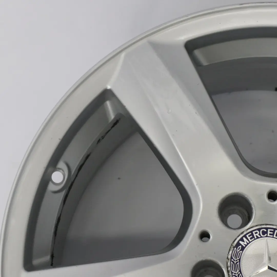 Mercedes W218 Silver Wheel Alloy Rim 18" 8,5J ET:34 5-Spoke - SKU A2184010102-2 - Part number A2184010102