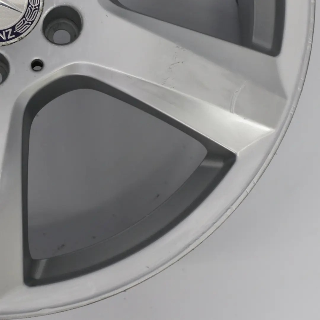Mercedes W218 Silver Wheel Alloy Rim 18" 8,5J ET:34 5-Spoke - SKU A2184010102-2 - Part number A2184010102