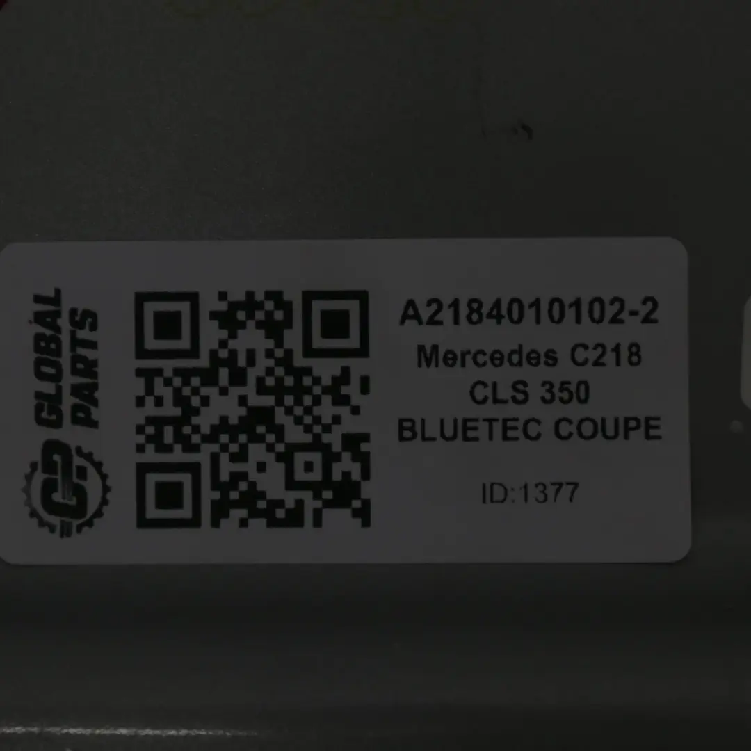 Mercedes W218 Silver Wheel Alloy Rim 18" 8,5J ET:34 5-Spoke - SKU A2184010102-2 - Part number A2184010102