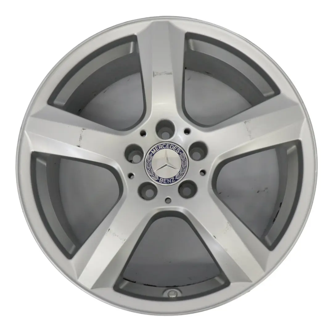 W218 Silver Wheel Alloy Rim 18" 8,5J ET:34 5-Spoke to Mercedes with Part number A2184010102 Mercedes W218 Silver Wheel Alloy Rim 18" 8,5J ET:34 5-Spoke - SKU A2184010102-3 - Part number A2184010102