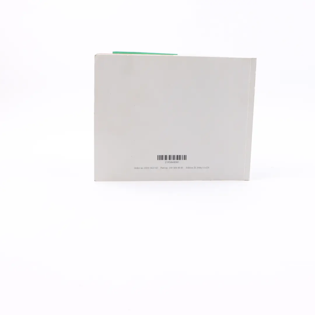 W219 CLS Class Owner's Manual Handbook Instruction to Mercedes with Part number A2195848081 Mercedes W219 CLS Class Owner's Manual Handbook Instruction - SKU A2195848081 - Part number A2195848081