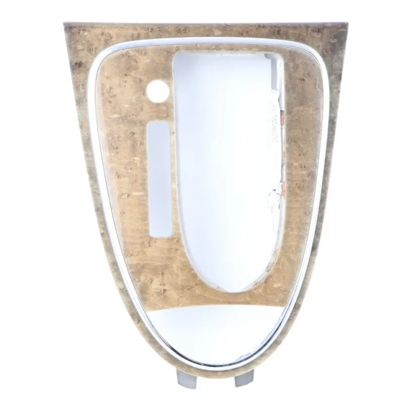 Centre Console Gear Selector Cover Surround Trim Wood to Mercedes C219 with Part number A2196807736 Mercedes C219 Centre Console Gear Selector Cover Surround Trim Wood - SKU A2196807736 - Part number A2196807736