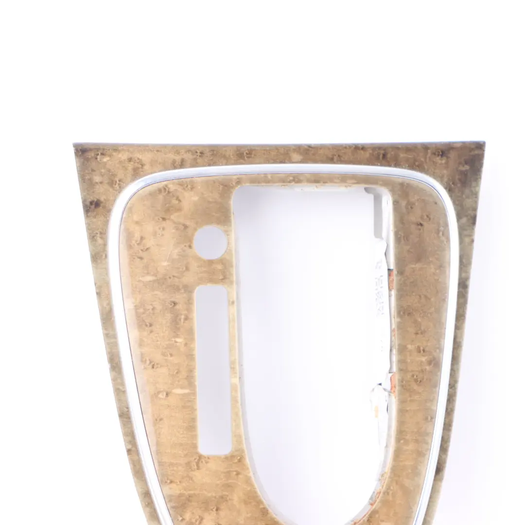 Centre Console Gear Selector Cover Surround Trim Wood to Mercedes C219 with Part number A2196807736 Mercedes C219 Centre Console Gear Selector Cover Surround Trim Wood - SKU A2196807736 - Part number A2196807736