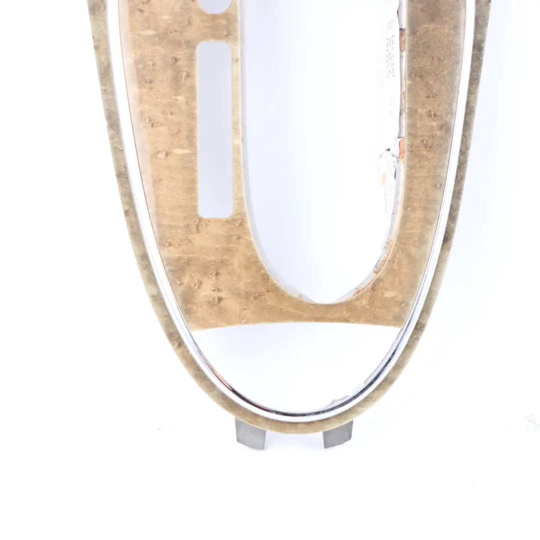 Centre Console Gear Selector Cover Surround Trim Wood to Mercedes C219 with Part number A2196807736 Mercedes C219 Centre Console Gear Selector Cover Surround Trim Wood - SKU A2196807736 - Part number A2196807736