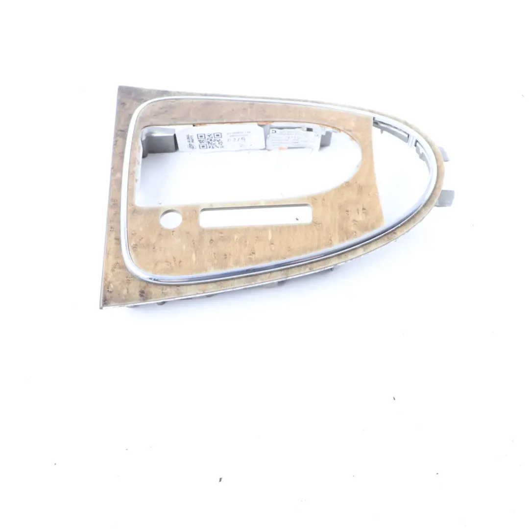 Centre Console Gear Selector Cover Surround Trim Wood to Mercedes C219 with Part number A2196807736 Mercedes C219 Centre Console Gear Selector Cover Surround Trim Wood - SKU A2196807736 - Part number A2196807736
