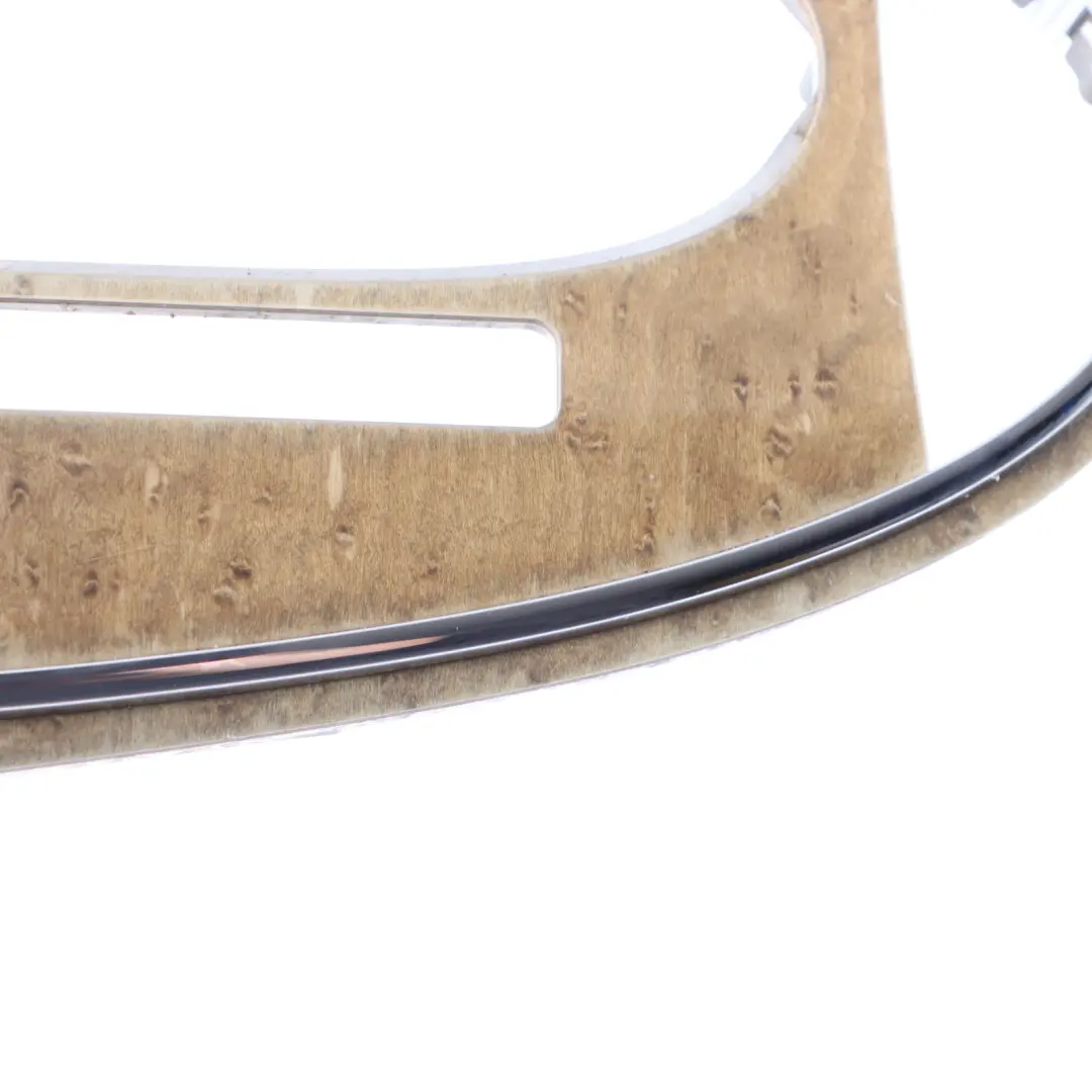 Centre Console Gear Selector Cover Surround Trim Wood to Mercedes C219 with Part number A2196807736 Mercedes C219 Centre Console Gear Selector Cover Surround Trim Wood - SKU A2196807736 - Part number A2196807736