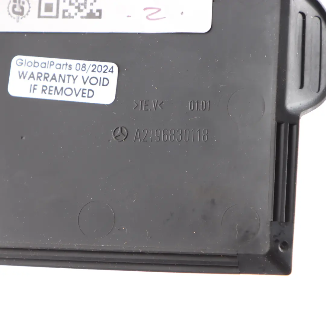 Mercedes C219 Vassoio Console Centrale Anteriore Gomma Stoccaggio - SKU A2196830118 - Numero di parte A2196830118