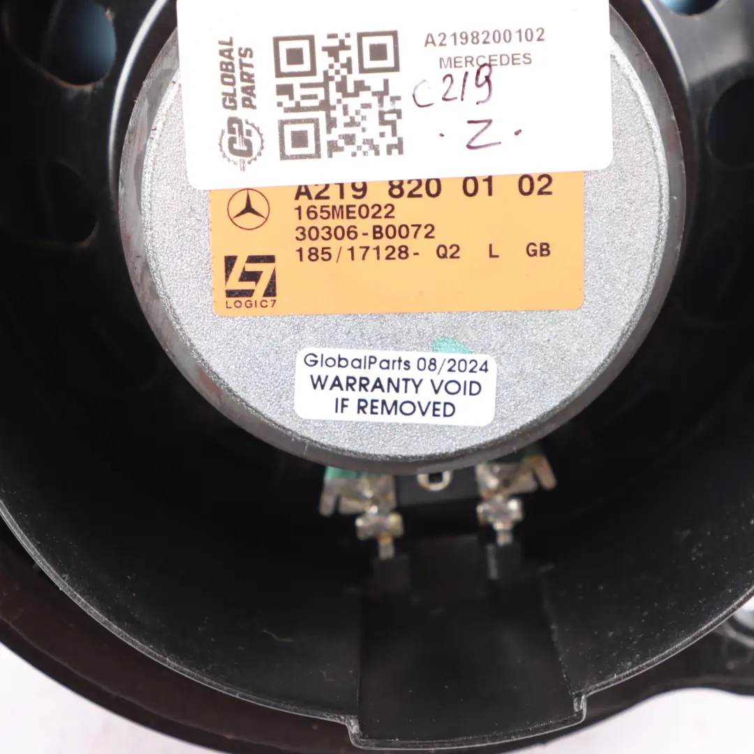 Türkartenlautsprecher Mercedes C219 Audio Lautsprecher vorne links für mit Teilenummer A2198200102 Türkartenlautsprecher Mercedes C219 Audio Lautsprecher vorne links - SKU A2198200102 - Teilenummer A2198200102