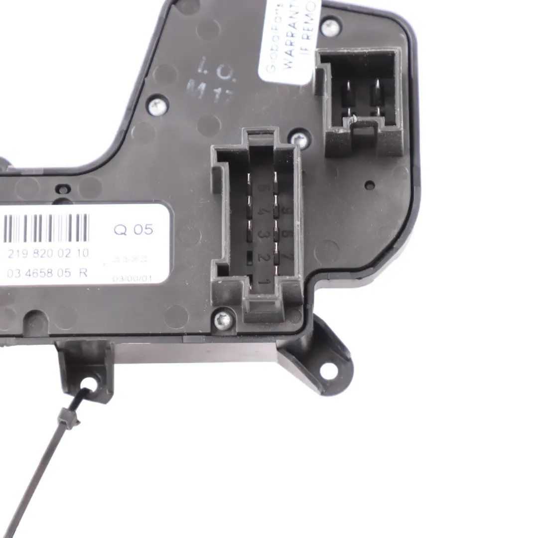 Front Seat Switch Right O/S Panel Adjustment to Mercedes CLS C219 with Part number A2198200210 Mercedes CLS C219 Front Seat Switch Right O/S Panel Adjustment - SKU A2198200210 - Part number A2198200210