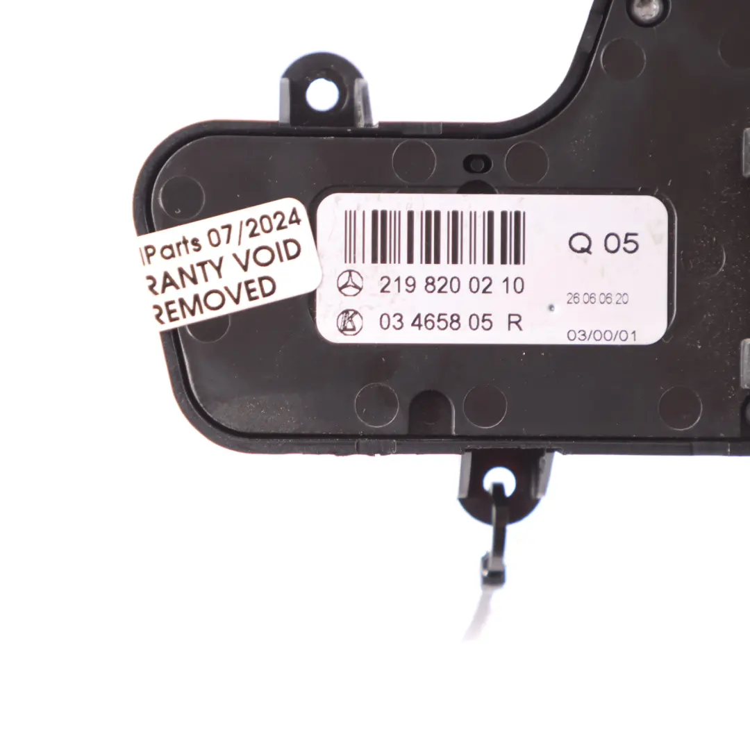 Mercedes CLS C219 Front Seat Switch Right O/S Panel Adjustment - SKU A2198200210 - Part number A2198200210
