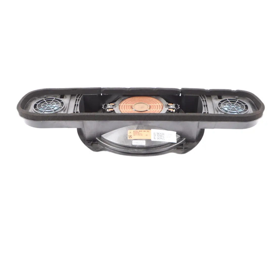 W219 Parcel Shelf Speaker Rear Trunk Panel Subwoofer to Mercedes W211 with Part number A2198200602 Mercedes W211 W219 Parcel Shelf Speaker Rear Trunk Panel Subwoofer - SKU A2198200602 - Part number A2198200602