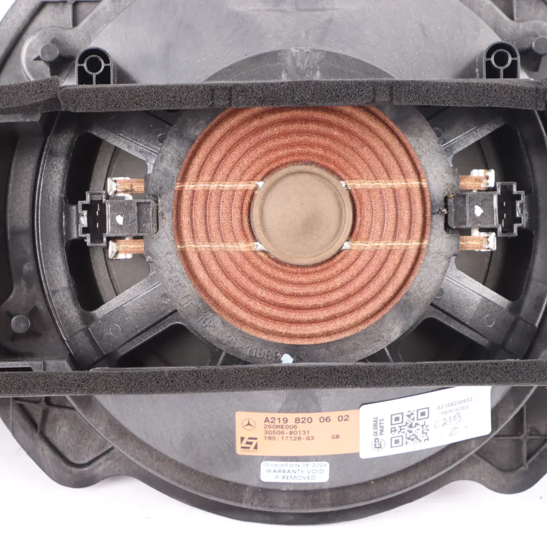 W219 Parcel Shelf Speaker Rear Trunk Panel Subwoofer to Mercedes W211 with Part number A2198200602 Mercedes W211 W219 Parcel Shelf Speaker Rear Trunk Panel Subwoofer - SKU A2198200602 - Part number A2198200602
