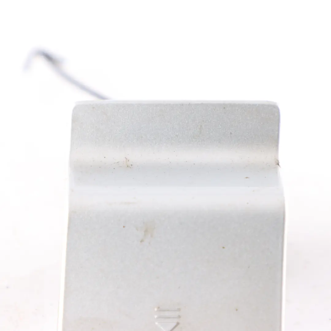 Bumper Flap Mercedes C219 Towing Eye Cover Iridium Silver 775 to Rear with Part number A2198800005 Rear Bumper Flap Mercedes C219 Towing Eye Cover Iridium Silver 775 - SKU A2198800005-IRS - Part number A2198800005