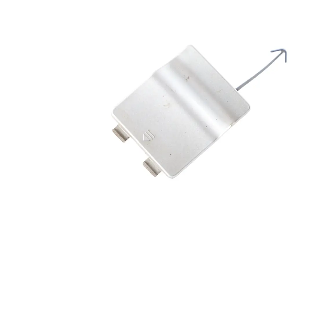 Bumper Flap Mercedes C219 Towing Eye Cover Iridium Silver 775 to Rear with Part number A2198800005 Rear Bumper Flap Mercedes C219 Towing Eye Cover Iridium Silver 775 - SKU A2198800005-IRS - Part number A2198800005