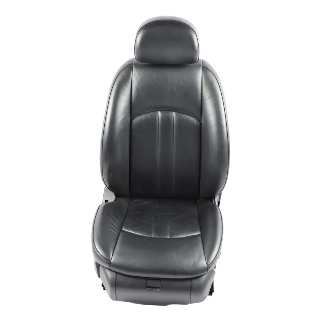 Mercedes C219 Front Seat Right O/S Memory Heated Leather Nappa Black - SKU rhd-A2199104147-2 - Part number A2199104147