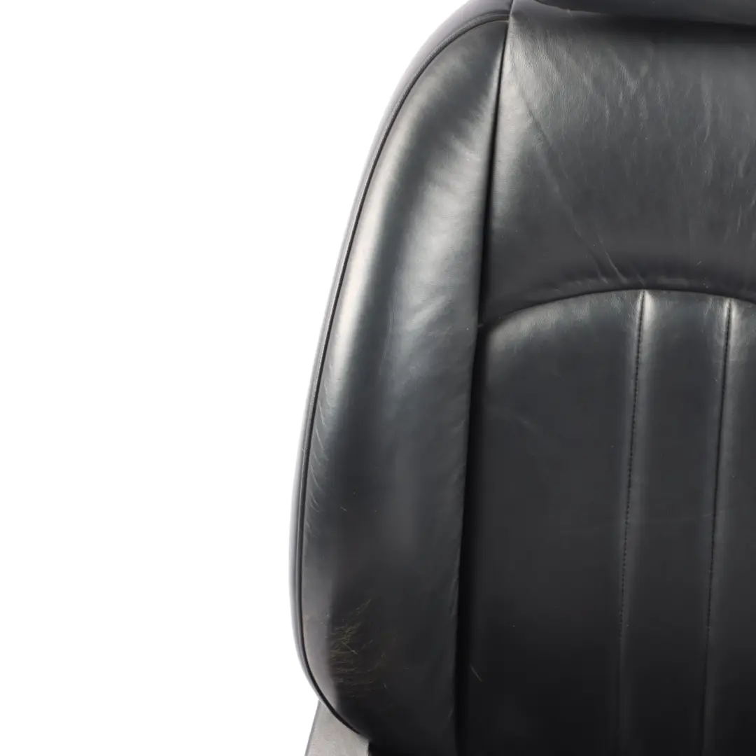 Mercedes C219 Front Seat Right O/S Memory Heated Leather Nappa Black - SKU rhd-A2199104147-2 - Part number A2199104147