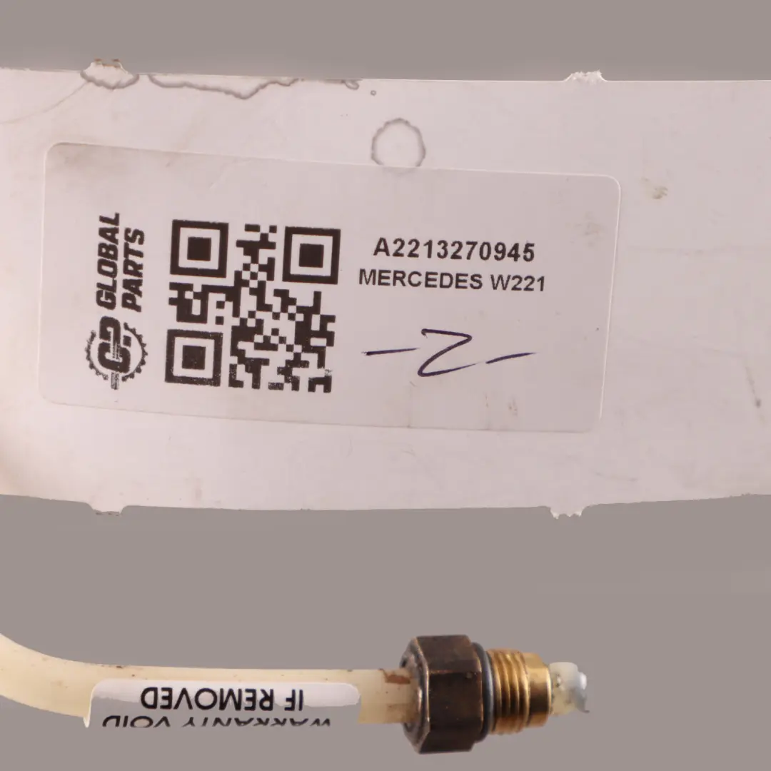 Mercedes W221 Compressor Valve Pressure Line Pipe - SKU A2213270945 - Part number A2213270945