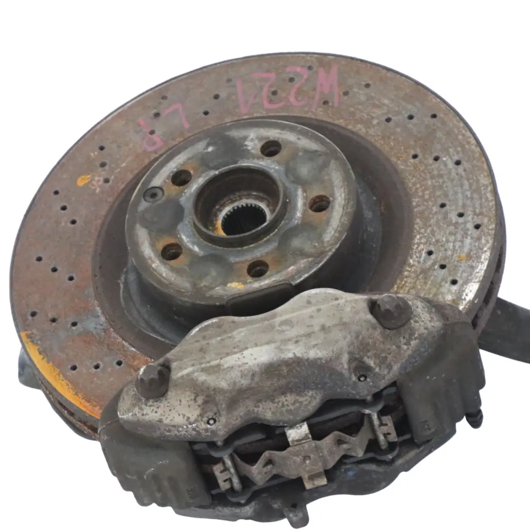 4matic cubo rueda delantero izquierdo suspensión para Mercedes W221 con número de pieza A2213324701 Mercedes W221 4matic cubo rueda delantero izquierdo suspensión - SKU A2213324701-1 - Número de pieza A2213324701