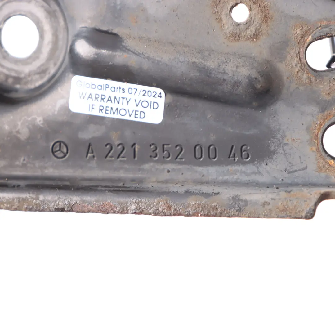 Left N/S Axle Cradle Subframe Suspension Mount to Mercedes W221 Rear with Part number A2213520046 Mercedes W221 Rear Left N/S Axle Cradle Subframe Suspension Mount - SKU A2213520046 - Part number A2213520046