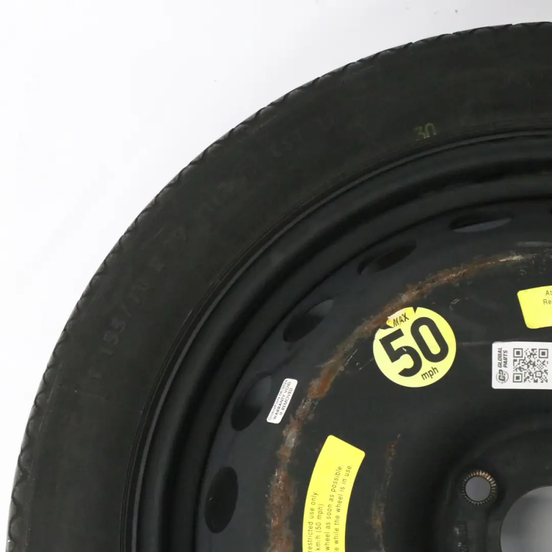 Mercedes W221 Compact Spare Wheel Steel R19 Tyre 155/70 - SKU A2214000202-1 - Part number A2214000202