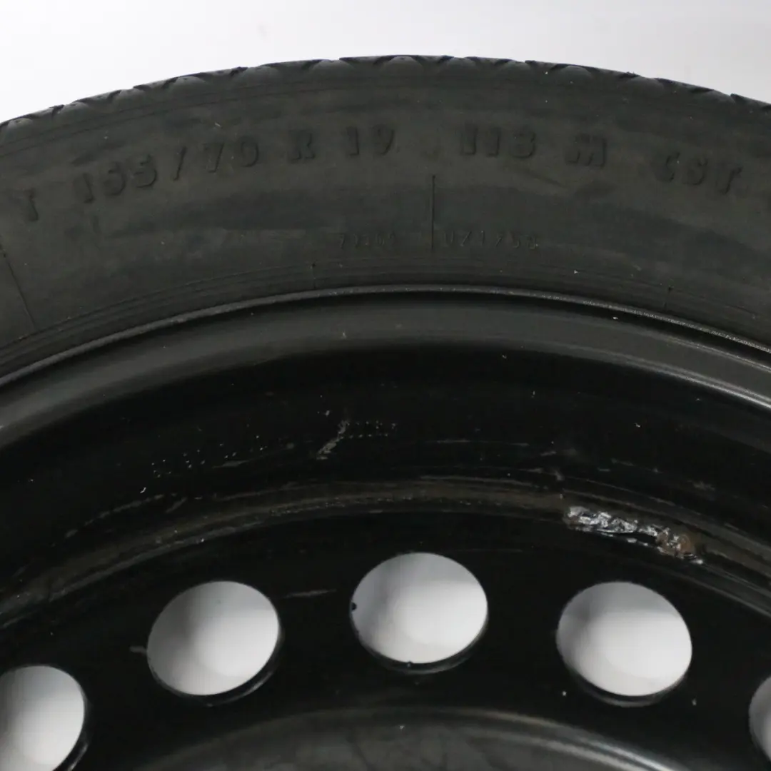 Koło Zapasowe Stalowe Opona R19 155/70 do Mercedes W221 o numerze A2214000202 Mercedes W221 Koło Zapasowe Stalowe Opona R19 155/70 - SKU A2214000202-1 - Numer Części A2214000202