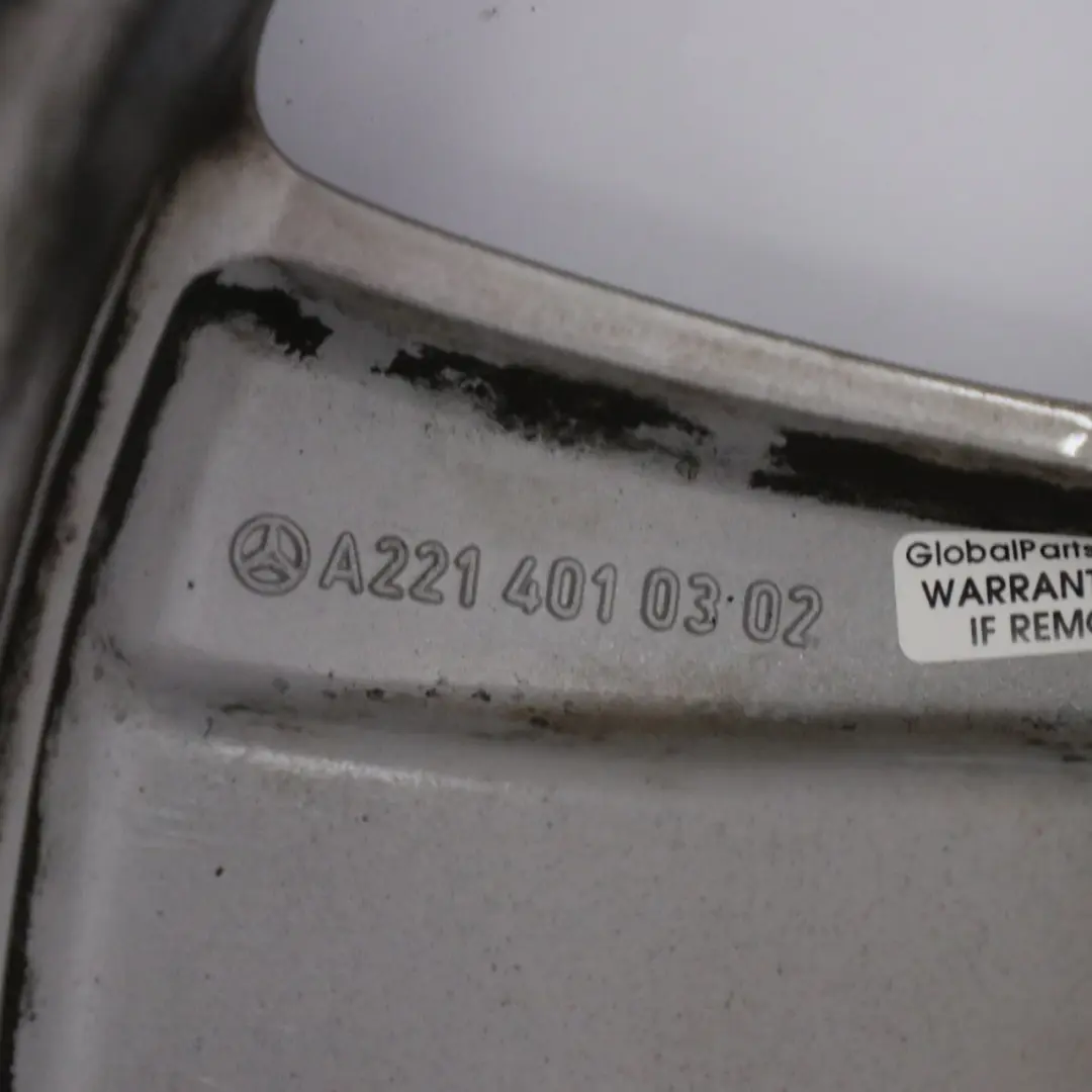 Czarna Felga Aluminiowa 17" 8J ET:43 Mercedes W221 - SKU A2214010302-1 - Numer Części A2214010302