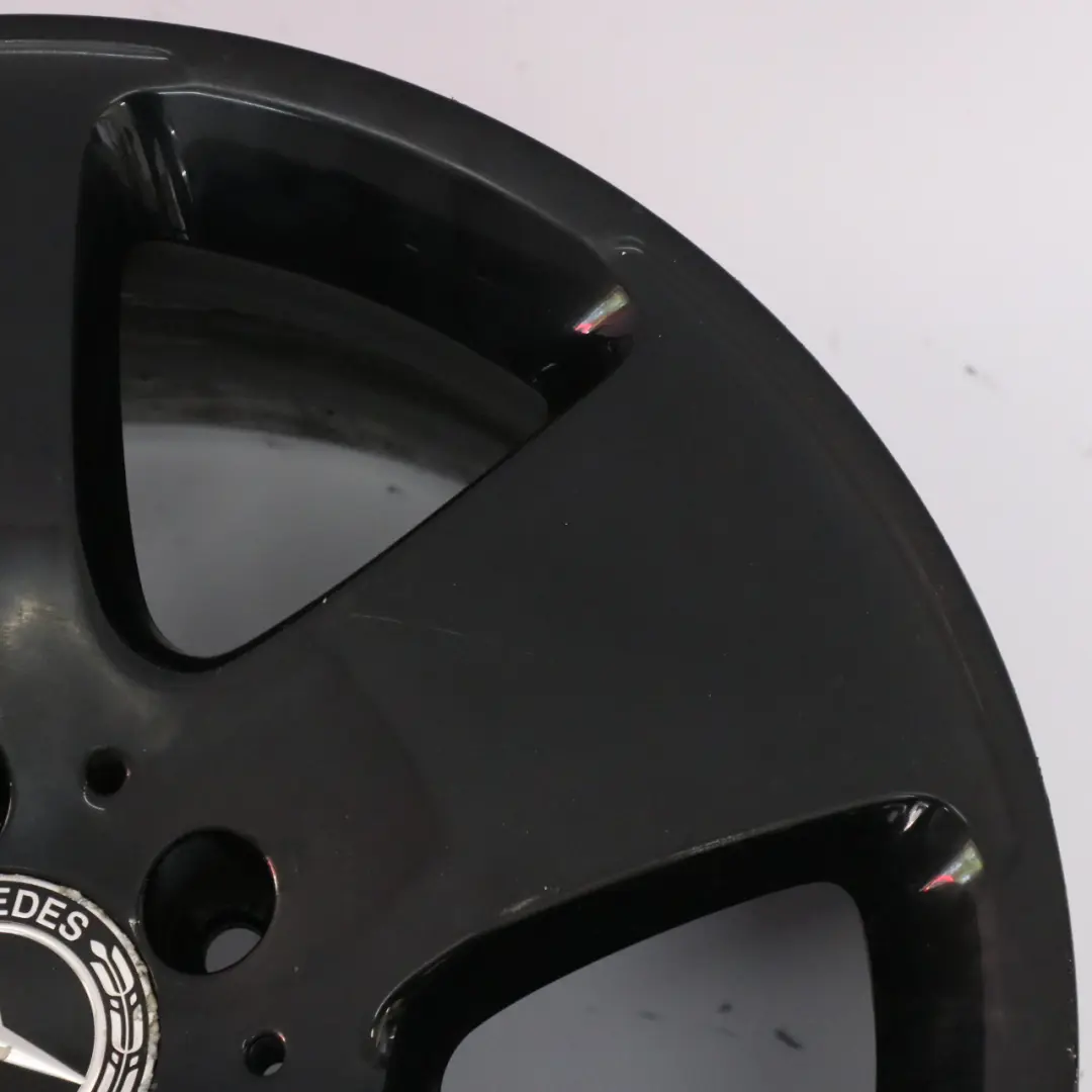 Czarna Felga Aluminiowa 17" 8J ET:43 Mercedes W221 - SKU A2214010302-1 - Numer Części A2214010302
