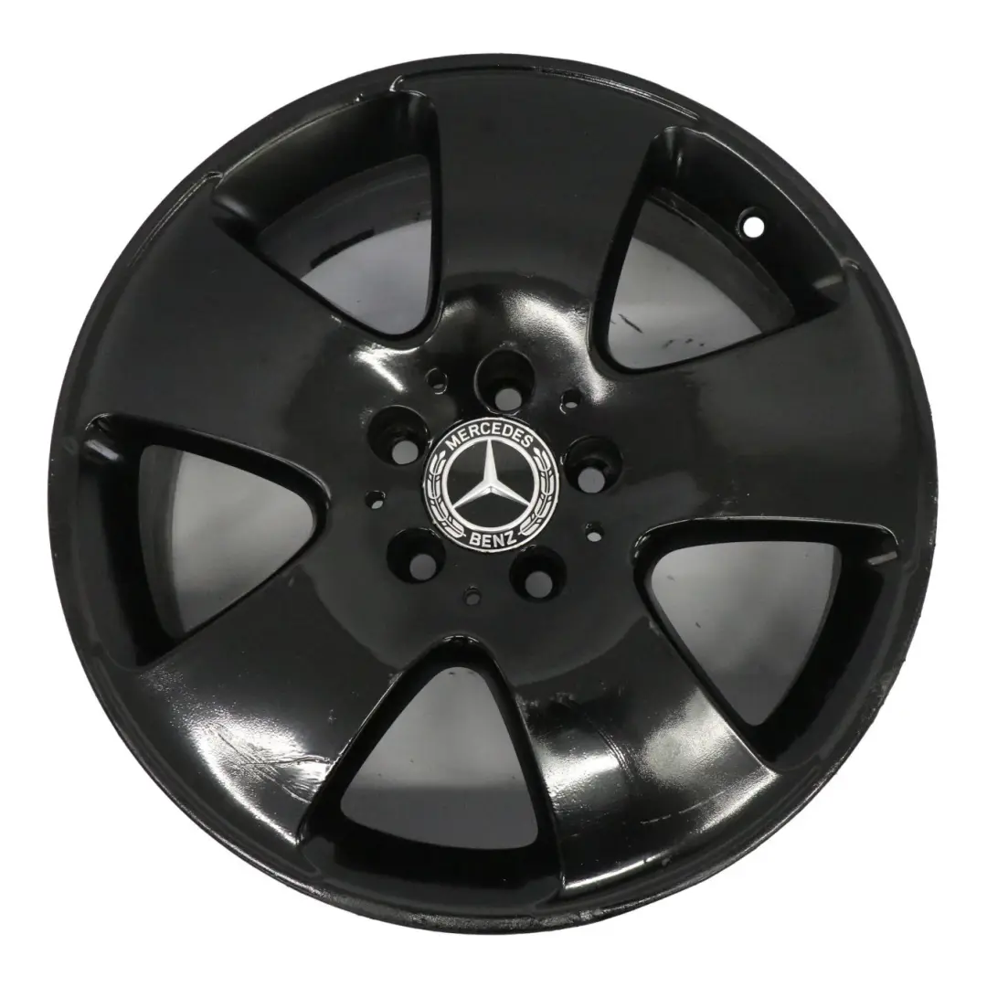 Cerchio in lega nero 17" 8J ET:43 per Mercedes W221 con numero di parte A2214010302 Mercedes W221 Cerchio in lega nero 17" 8J ET:43 - SKU A2214010302-2 - Numero di parte A2214010302