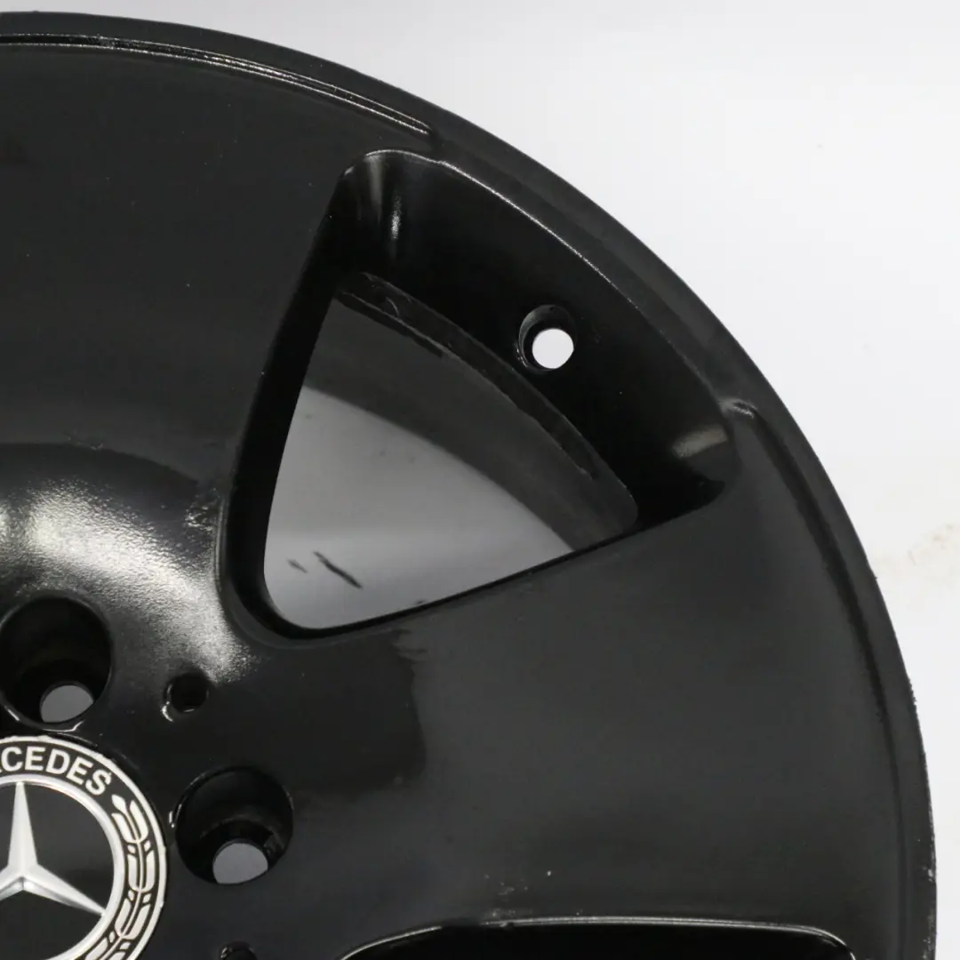 Mercedes W221 Cerchio in lega nero 17" 8J ET:43 - SKU A2214010302-2 - Numero di parte A2214010302