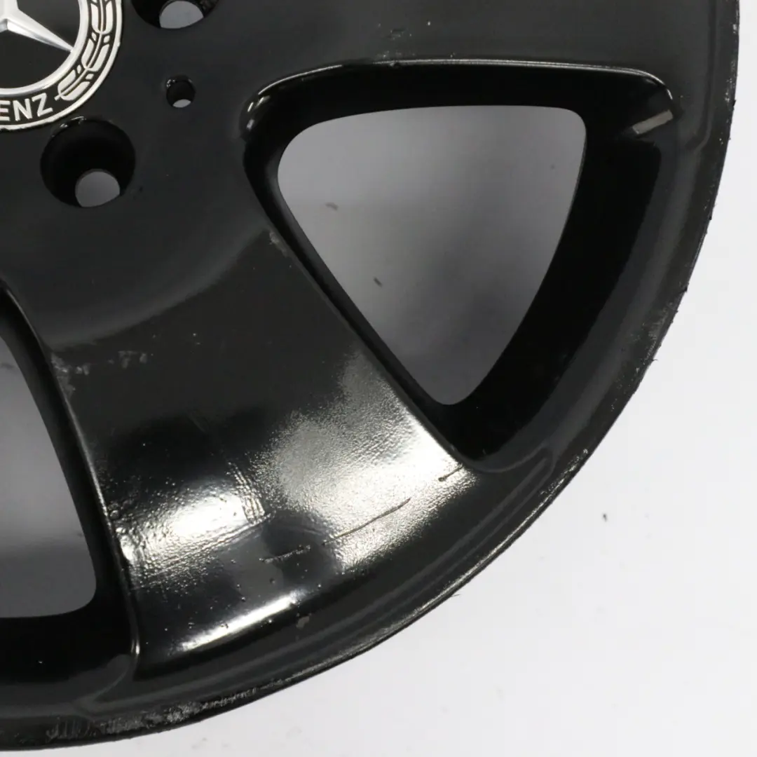 Llanta de aleación negra 17" 8J ET:43 para Mercedes W221 con número de pieza A2214010302 Mercedes W221 Llanta de aleación negra 17" 8J ET:43 - SKU A2214010302-2 - Número de pieza A2214010302