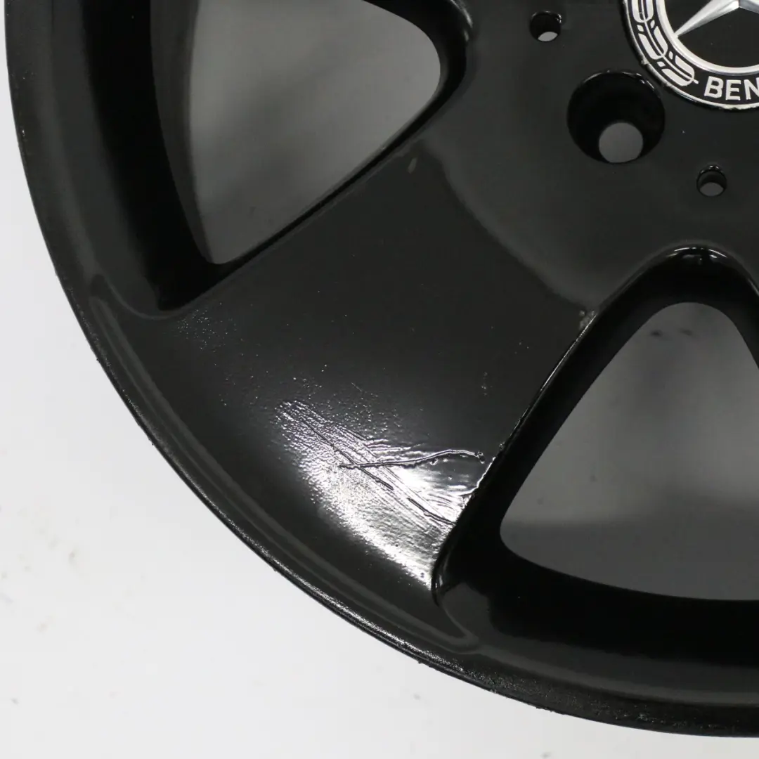 Alloy Wheel Rim 17" 8J ET:43 to Mercedes W221 Black with Part number A2214010302 Mercedes W221 Black Alloy Wheel Rim 17" 8J ET:43 - SKU A2214010302-2 - Part number A2214010302