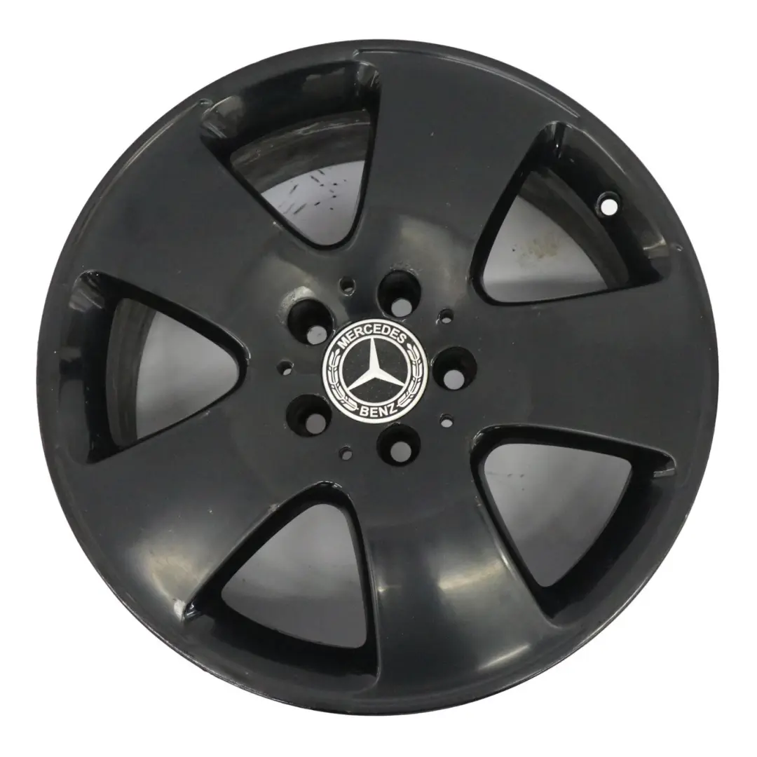 Alloy Wheel Rim 17" 8J ET:43 to Mercedes W221 Black with Part number A2214010302 Mercedes W221 Black Alloy Wheel Rim 17" 8J ET:43 - SKU A2214010302-3 - Part number A2214010302