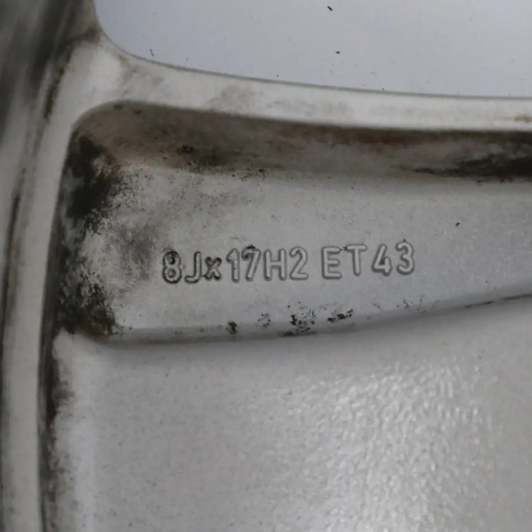 Mercedes W221 Czarna Felga Aluminiowa 17" 8J ET:43 - SKU A2214010302-3 - Numer Części A2214010302