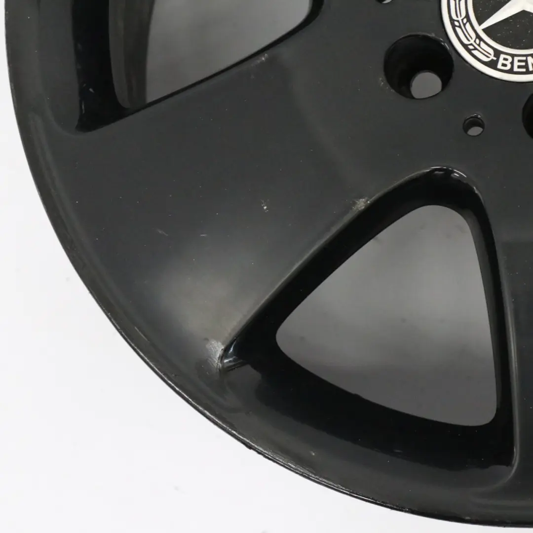 Alloy Wheel Rim 17" 8J ET:43 to Mercedes W221 Black with Part number A2214010302 Mercedes W221 Black Alloy Wheel Rim 17" 8J ET:43 - SKU A2214010302-3 - Part number A2214010302