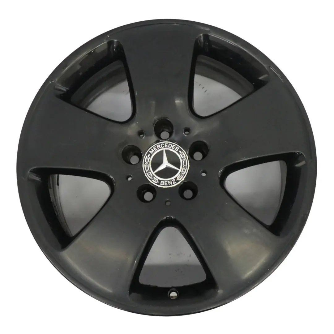 Mercedes W221 Black Alloy Wheel Rim 17" 8J ET:43 - SKU A2214010302-4 - Part number A2214010302