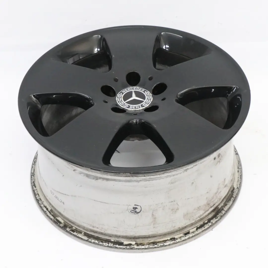 Mercedes W221 Black Alloy Wheel Rim 17" 8J ET:43 - SKU A2214010302-4 - Part number A2214010302