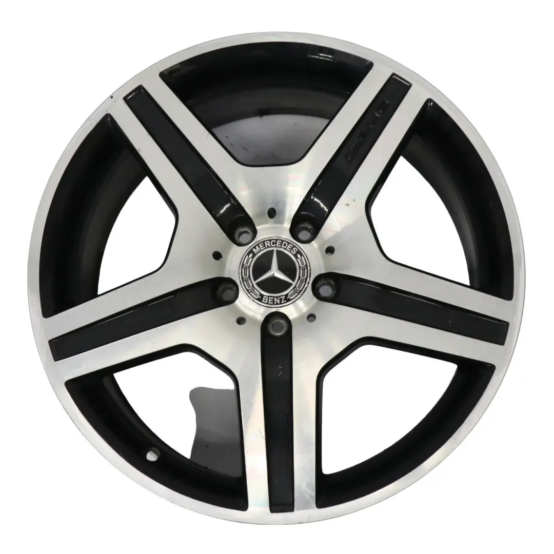 Mercedes W221 AMG Silver Alloy Wheel Rim 19" 8,5J ET:43 - SKU A2214012602-2 - Part number A2214012602