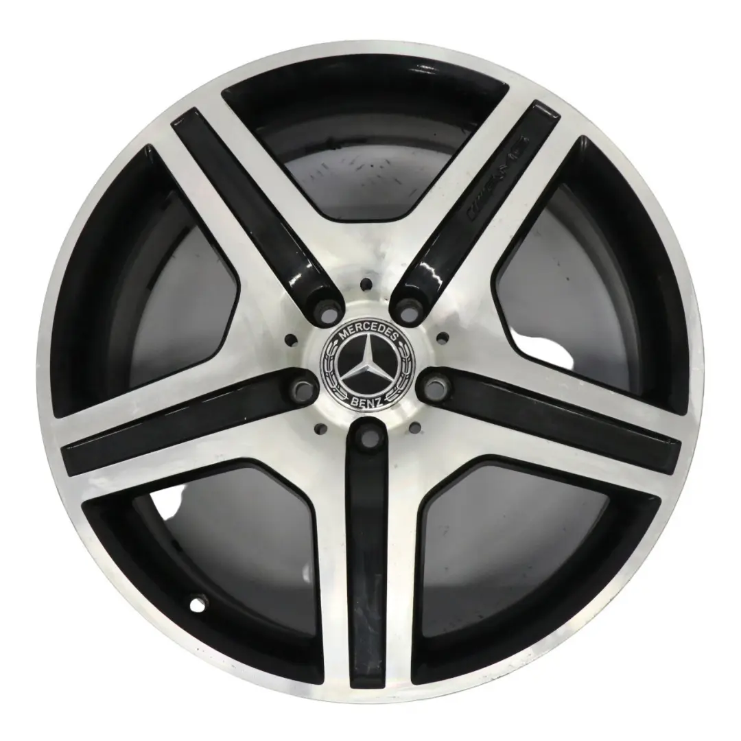 Mercedes W221 AMG Srebrna Felga Aluminiowa 19" 8,5J ET:43 - SKU A2214012602-3 - Numer Części A2214012602