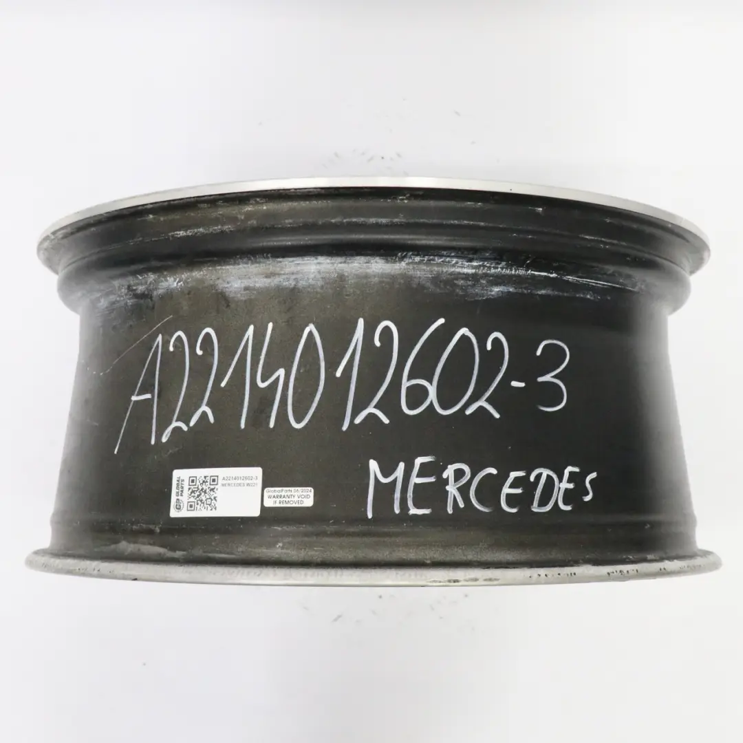 Mercedes W221 AMG Srebrna Felga Aluminiowa 19" 8,5J ET:43 - SKU A2214012602-3 - Numer Części A2214012602