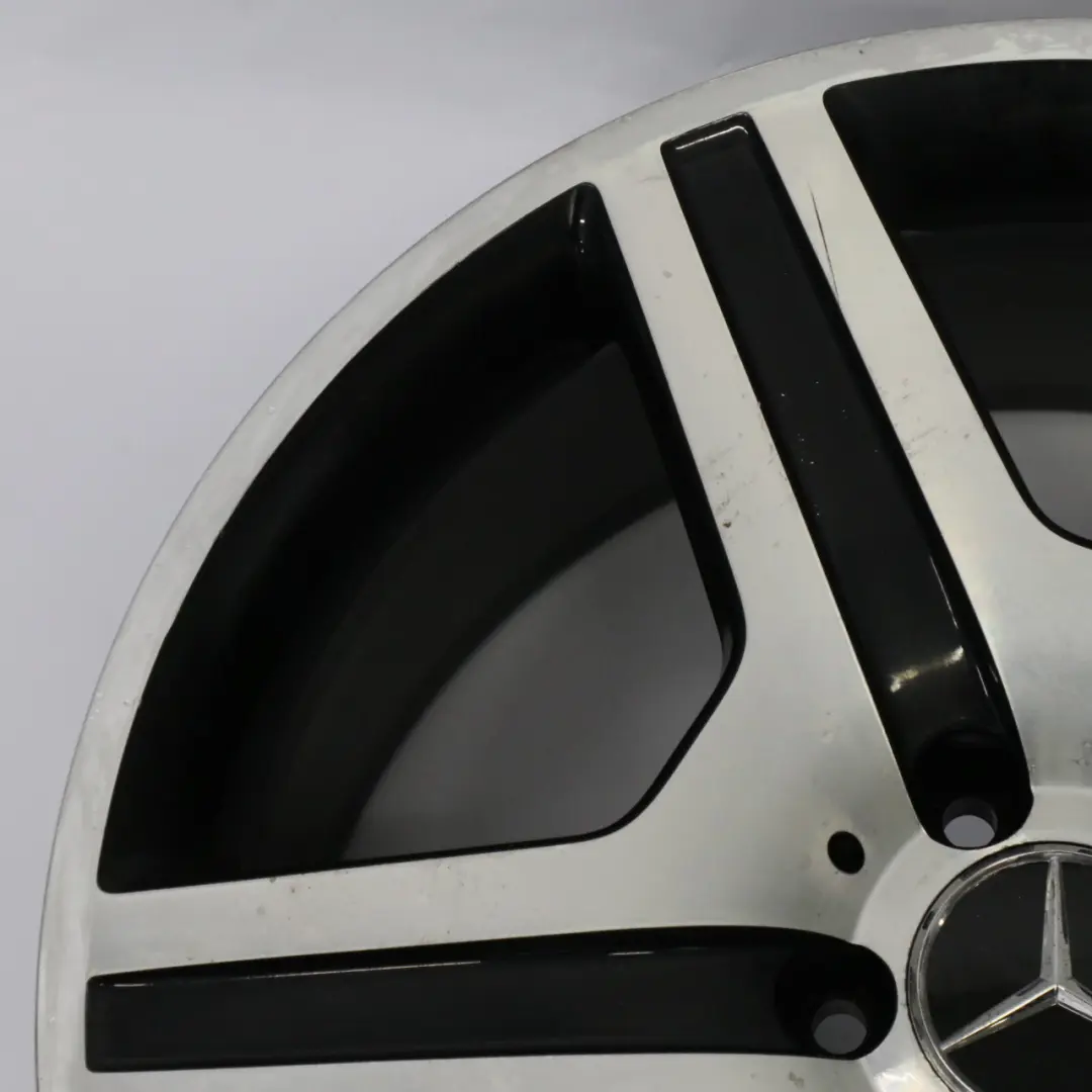 Mercedes W221 AMG jante alliage noire 19" 9,5J ET:43 - SKU A2214012702-2 - Numéro de pièce A2214012702