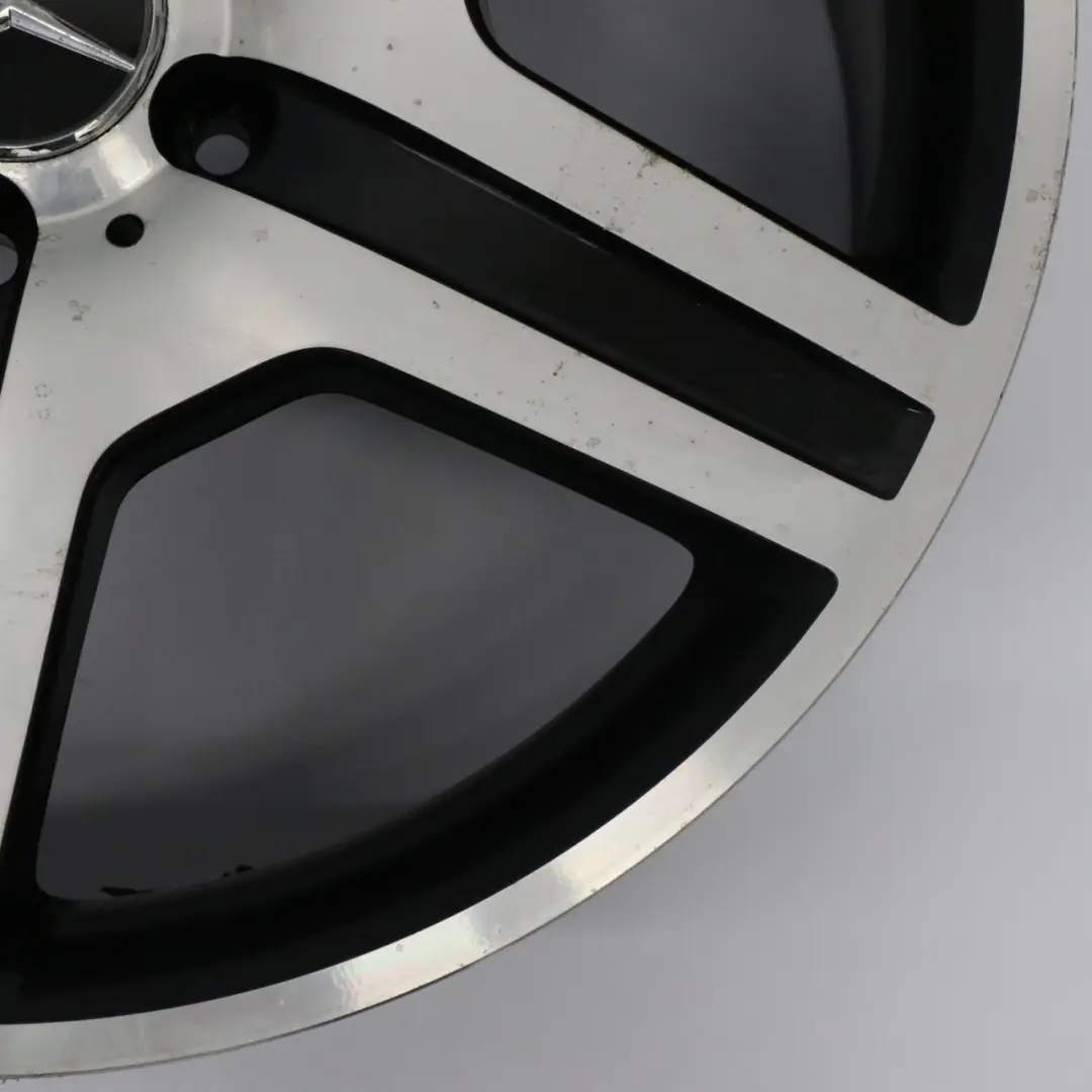 Mercedes W221 AMG Black Alloy Wheel Rim 19" 9,5J ET:43 - SKU A2214012702-2 - Part number A2214012702