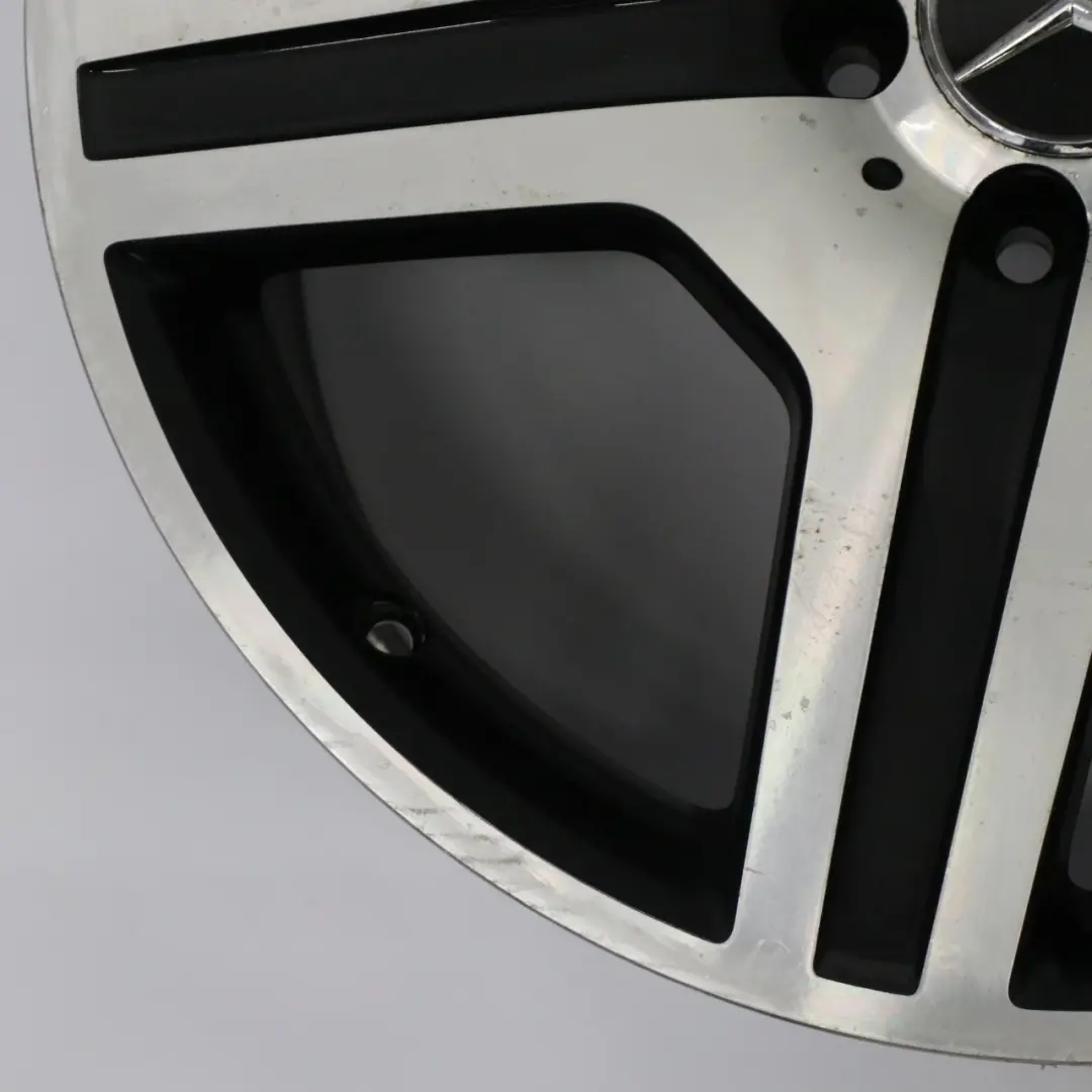 Alloy Wheel Rim 19" 9,5J ET:43 to Mercedes W221 AMG Black with Part number A2214012702 Mercedes W221 AMG Black Alloy Wheel Rim 19" 9,5J ET:43 - SKU A2214012702-2 - Part number A2214012702