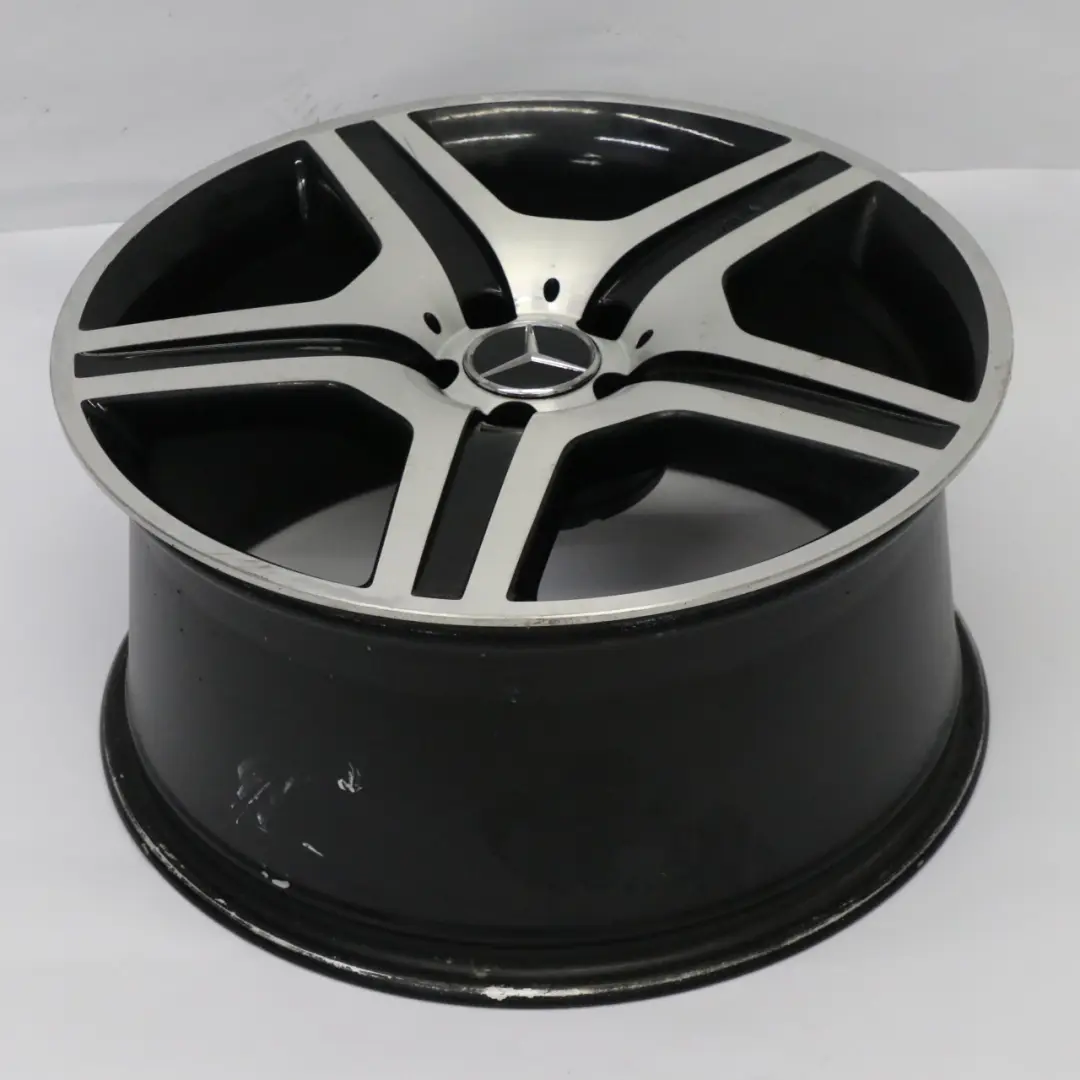 Mercedes W221 AMG jante alliage noire 19" 9,5J ET:43 - SKU A2214012702-2 - Numéro de pièce A2214012702