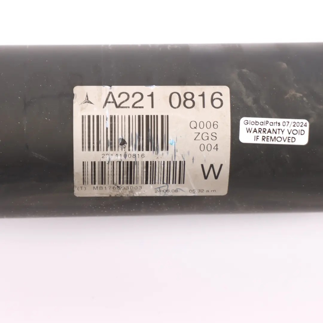 S320/350 CDI Albero di trasmissione OM642 Automatico per Mercedes W221 con numero di parte A2214100816 Mercedes W221 S320/350 CDI Albero di trasmissione OM642 Automatico - SKU A2214100816 - Numero di parte A2214100816