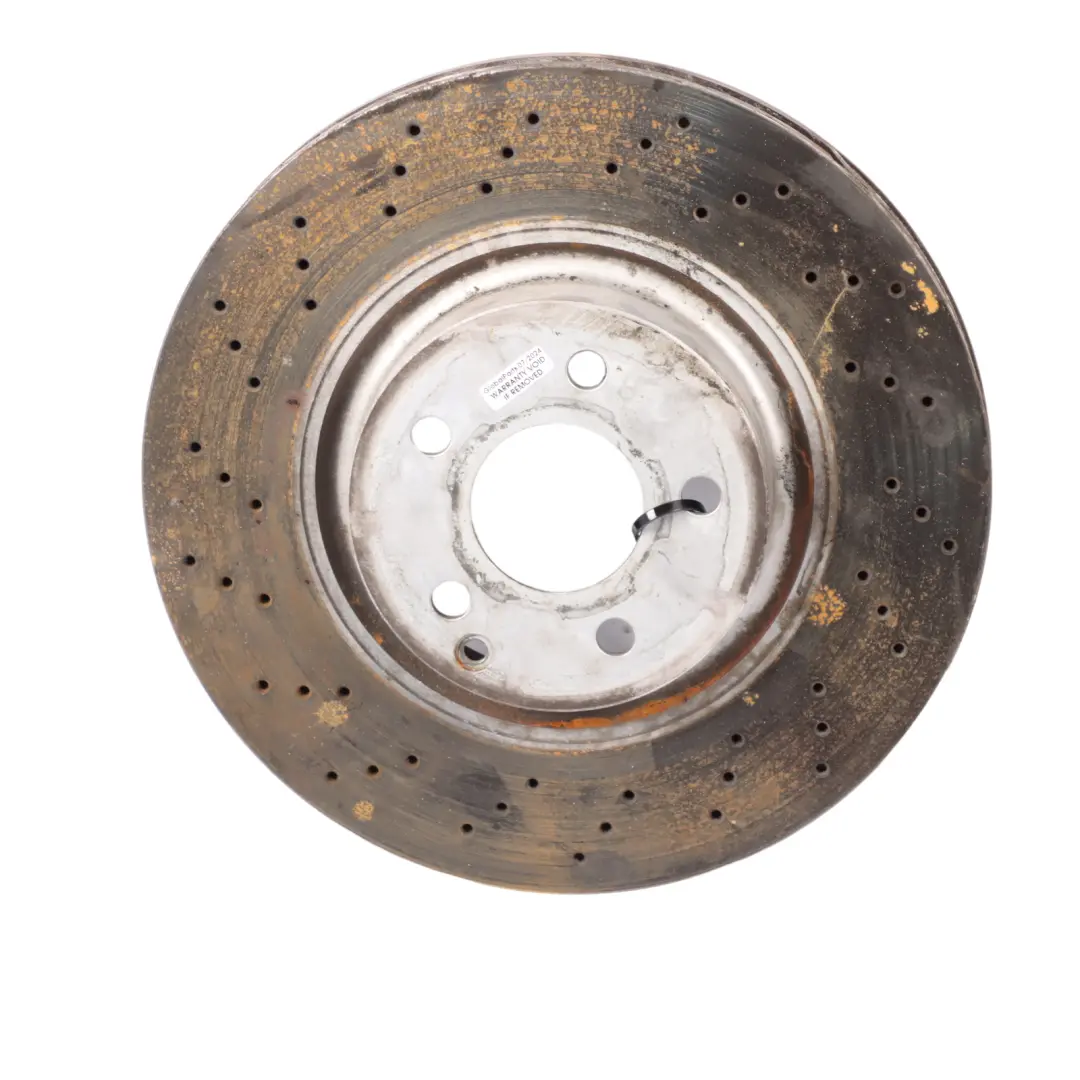 Mercedes W221 Brake Disc Set Front Left Right Wheel N/O/S Perforated Discs - SKU A2214211712 - Part number A2214211712