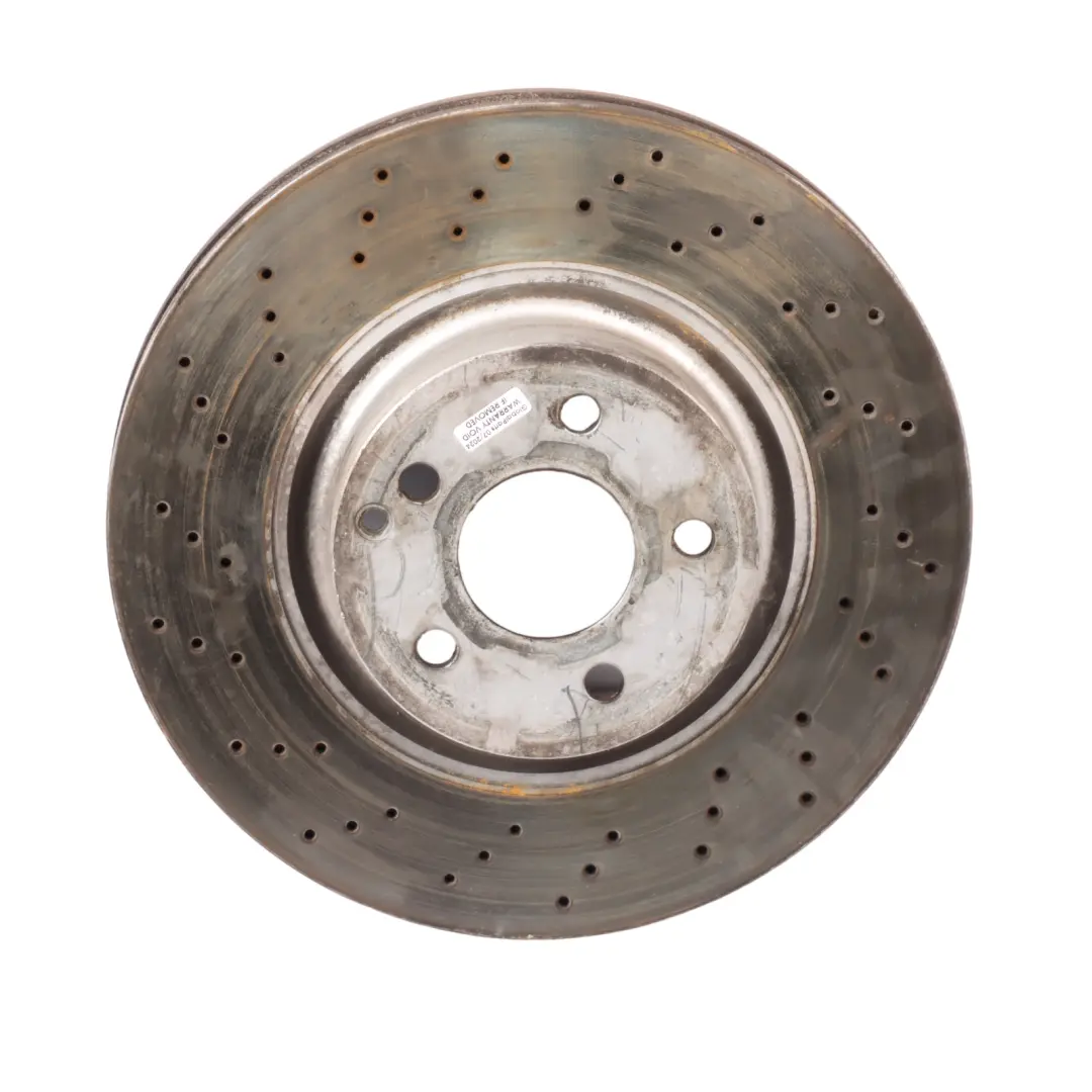 Mercedes W221 Brake Disc Set Front Left Right Wheel N/O/S Perforated Discs - SKU A2214211712 - Part number A2214211712