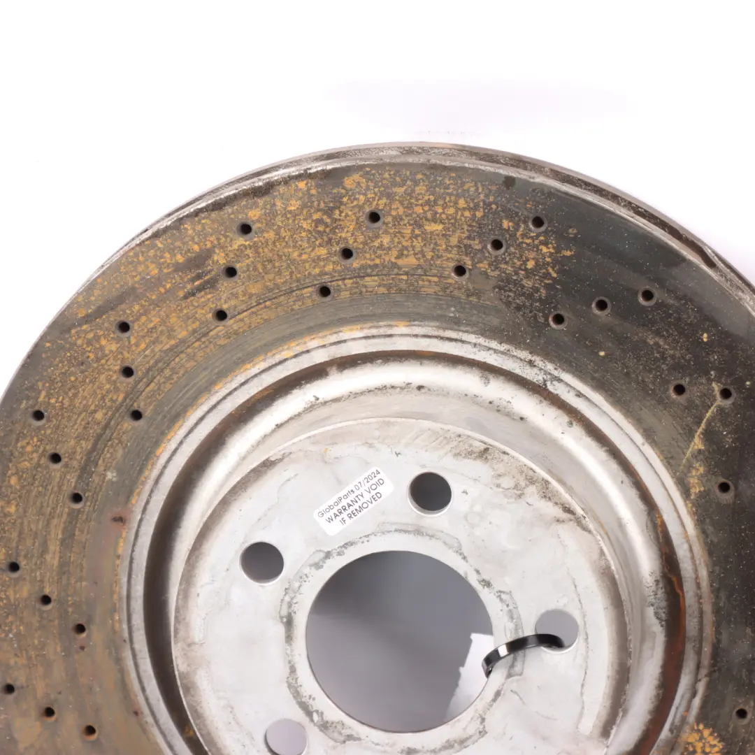 Mercedes W221 Brake Disc Set Front Left Right Wheel N/O/S Perforated Discs - SKU A2214211712 - Part number A2214211712